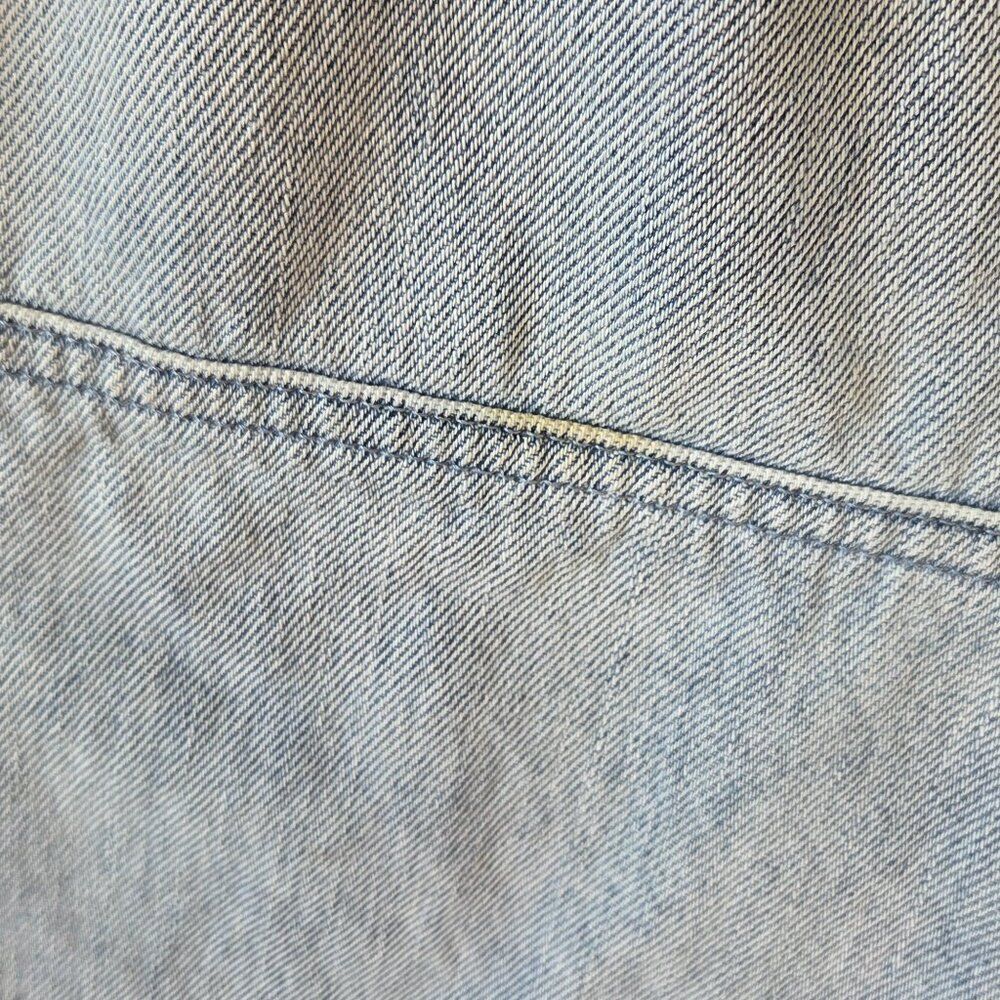 IRO Girvan Pleated Barrel Jeans Size 40 / US 8 / UK 12 Light Blue Wash Denim - Picture 3 of 11